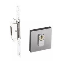 Fechadura Trava de Correr Externa Aço Inox Escovado RQ2 IXE Raio Pado