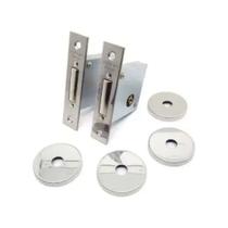 Fechadura Trava de Segurança Tetra Dupla Auxiliar Pado Inox Polido 11000 Fechadura Trava de Segurança Tetra Dupla Auxiliar Pado Inox Polido 11000