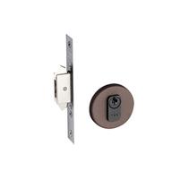 Fechadura trava porta correr pado expansiva corten marrom externa redonda rr2 ct c/ cilindro miolo tambor Fechadura trava porta correr pado expansiva corten marrom externa redonda rr2 ct c/ cilindro miolo tambor