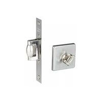 Fechadura trava rolete porta banheiro wc pado inox escovada pivotante quadrada rq2 Fechadura trava rolete porta banheiro wc pado inox escovada pivotante quadrada rq2
