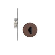 Fechadura trava rolete porta pivotante banheiro wc pado corten marrom redonda rr2 ct Fechadura trava rolete porta pivotante banheiro wc pado corten marrom redonda rr2 ct
