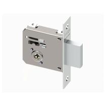 Fechadura Trava Tetra Auxiliar Haga 601 Inox 304 Com Roseta Quadrada Fechadura Trava Tetra Auxiliar Haga 601 Inox 304 Com Roseta Quadrada