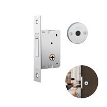 Fechadura Treta Auxiliar Em Inox Redonda Para Porta Residencial Pivotante de 25 A 30 Mm 1001 Stam Fechadura Treta Auxiliar Em Inox Redonda Para Porta Residencial Pivotante de 25 A 30 Mm 1001 Stam