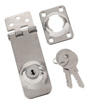 Fechadura Trinco Fecho Com Chave Em Aço Inox Polido Armários Fechadura Trinco Fecho Com Chave Em Aço Inox Polido Armários