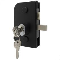 Fechadura Trinco Rolete 1520 Porta Abrir Miolo Oval Preto