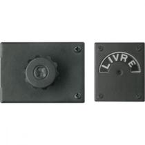 Fechadura Trinco Wc Livre/Ocupado Preto Soprano 3009.0180.07 Fechadura Trinco Wc Livre/Ocupado Preto Soprano 3009.0180.07