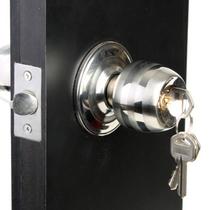 Fechadura tubular 5831 aço escovado/polido bskf