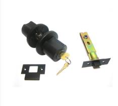 Fechadura Tubular Lockwell Preta 90mm - Mod,44450