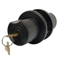 Fechadura Tubular Preta 44450 da Lockwell Fechadura Tubular Preta 44450 da Lockwell