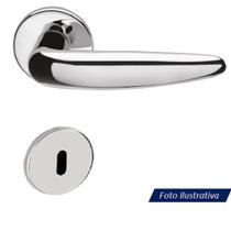 Fechadura VERT 2 - 55mm CROMADA Zamack Imab Conjunto