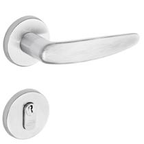 Fechadura VERT 2 - 55mm Escovada Zamack Imab Conjunto