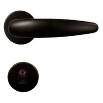 Fechadura VERT 2 - 55mm Externa Preto Fosco Zamack Imab Conjunto Fechadura VERT 2 - 55mm Externa Preto Fosco Zamack Imab Conjunto