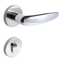 Fechadura Vert 2 Cromada Porta Externa IMAB Zamack Maquina 55mm