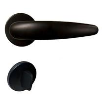Fechadura Vert 2 Preto fosco Para Banheiro IMAB Zamack Maquina 55mm