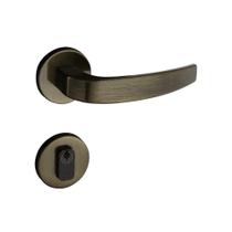 Fechadura vic roseta rr2 em zamac bronze oxidado pado