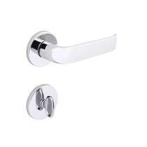 Fechadura Victória Banheiro Roseta Redonda 45mm Cromado 508449/6010/45 ZC Arouca Fechadura Victória Banheiro Roseta Redonda 45mm Cromado 508449/6010/45 ZC Arouca