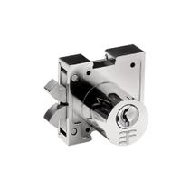 Fechadura Vidro Blindex Mini Correr 1/2 Cilindro Redondo