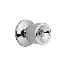 Fechadura Vouga Tubular 90MM Cromada para Porta Reposição