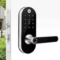 Fechadura YMC420W c Ziggbe Resistente Chuva/Sol Preta fosca Fechadura YMC420W c Ziggbe Resistente Chuva/Sol Preta fosca