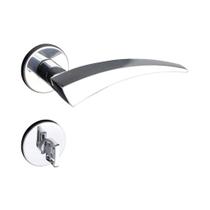 Fechadura Zamac Esplendore Roseta 292-90 Cromada - Pado Banheiro Fechadura Zamac Esplendore Roseta 292-90 Cromada - Pado Banheiro