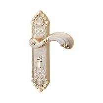 Fechaduras Antifurto Em Ouro Branco Estilo Europeu Com Chaves, Ferragens De Porta Silenciosas Fechaduras Antifurto Em Ouro Branco Estilo Europeu Com Chaves, Ferragens De Porta Silenciosas