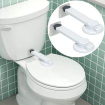 Fechaduras de banheiro Wappa Baby (pacote com 2) Fechadura de tampa de vaso sanitário à prova de bebês Fechaduras de banheiro Wappa Baby (pacote com 2) Fechadura de tampa de vaso sanitário à prova de bebês