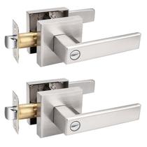 Fechaduras de porta Probrico, alavancas interiores de cama e banho, pacote com 2 Fechaduras de porta Probrico, alavancas interiores de cama e banho, pacote com 2