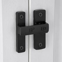 Fechaduras para portas de celeiro INIRET 180 Degree Gate Lock, 3 pacotes, pretas Fechaduras para portas de celeiro INIRET 180 Degree Gate Lock, 3 pacotes, pretas