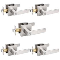 Fechaduras Privacy Door Locks Probrico Nickel Finish, pacote com 5 unidades, cama e banheira