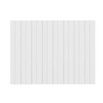 Fechamento de Cozinha Modulado Painel de Edição p/ Ripado Bella 2619 59x80x3.0cm Branco - Carraro Fechamento de Cozinha Modulado Painel de Edição p/ Ripado Bella 2619 59x80x3.0cm Branco - Carraro