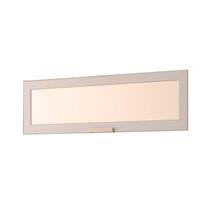 Fechamento de Cozinha Modulado Porta Estela c/ Vidro Reflecta 120cm Off White - MGM