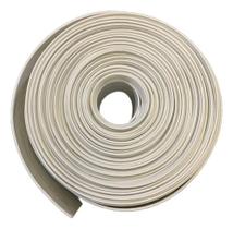 Fechamento De Portão Fita Pvc Divisor De Grama 10x25 Branco