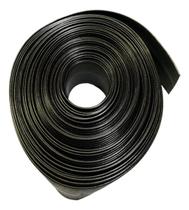 Fechamento De Portão Pvc Divisor De Grama Preto 10x50 Mts