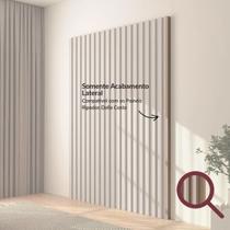 Fechamento lateral para painel ripado MDF 183cm Freijó Madeirado P10 Dalla Costa