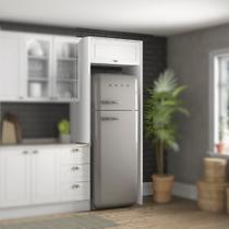 Fechamento para Geladeira Modulado com Armário 1 Porta Basculante Americana Henn - Branco HP Fosco