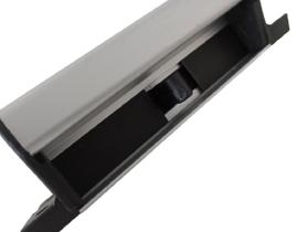 Fecho 1080 Central Janela Alumínio Sobrepor L25/30 - Cinza