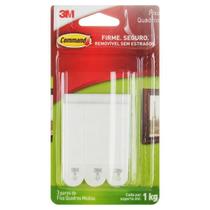 Fecho Adesivo Branco Command 03 Pares 3M Fecho Adesivo Branco Command 03 Pares 3M