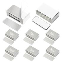 Fecho adesivo de aço inoxidável Jiayi, pacote com 8 ímãs de gabinete