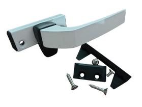 Fecho Alavanca Frontal Janela Alumínio Fermax FMA118 Branco