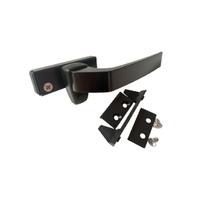 Fecho Alavanca Frontal Janela Alumínio Fermax FMA118 preto