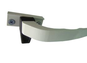 Fecho Alavanca Frontal Maxim Ar Alumínio Linha 25, 30 Branco