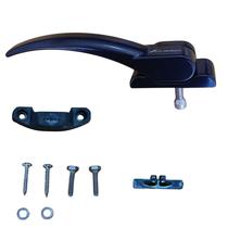 Fecho alavanca janela pele de vidro maxim ar preto FMA133 Esquerdo