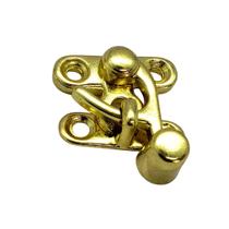 Fecho Anzol Dourado Caixa MDF Pq 3x2cm 1 Fecho + 4 Paraf.