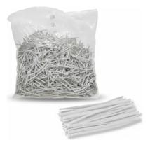 Fecho Arame Branco Lacre 01 kg Plastico Para Embalagens