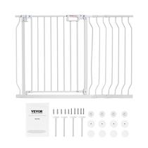Fecho automático extra alto Gate VEVOR 75-118 cm para escadas brancas Fecho automático extra alto Gate VEVOR 75-118 cm para escadas brancas