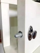 Fecho Batom Pino auxiliar de Segurança Para Porta Portão janela cromado