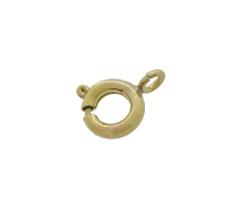 Fecho Boia Dourado 100un 6mm Em Metal Para Pulseira e Colar