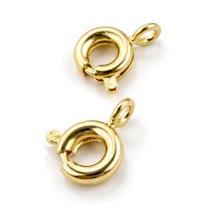 Fecho Boia Dourado Folheado Montagem Pulseira Corrente Colar