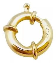 Fecho Boia Grande Ouro Amarelo 18 Kl