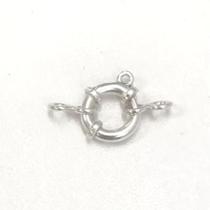 Fecho Boia Médio Prata Maciça 925 Montagem Corrente Pulseira Fecho Boia Médio Prata Maciça 925 Montagem Corrente Pulseira